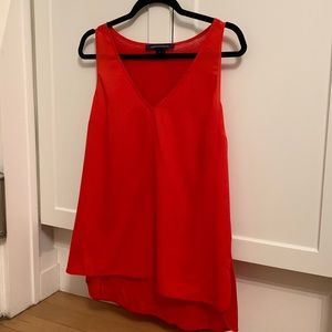 French Connection red sleeveless blouse- size L
